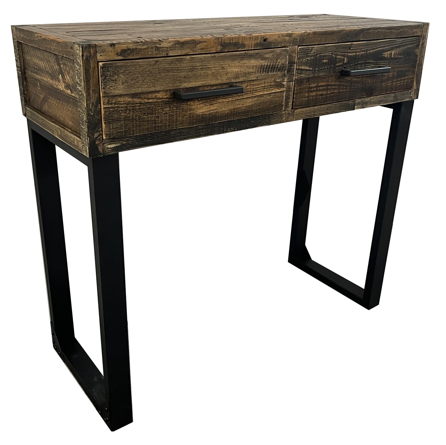 Bronx Reclaimed Oak Console Table Caffrey's Furniture Nationwide