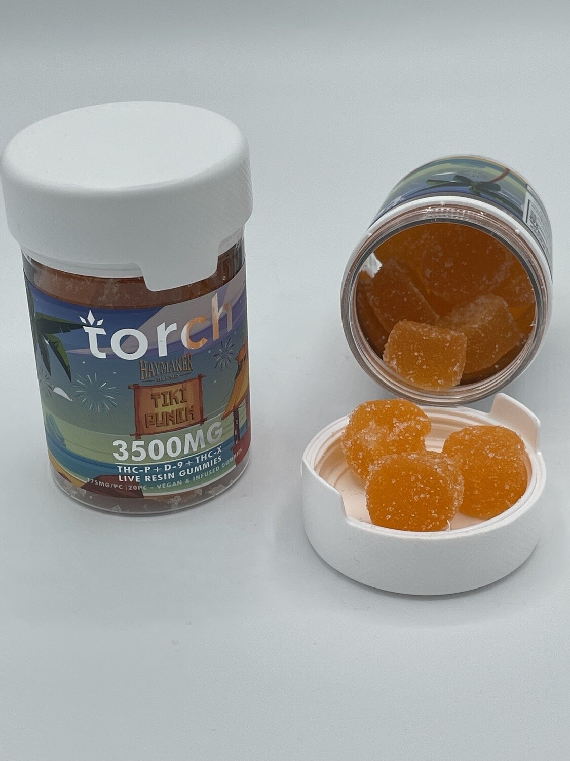 Torch Haymaker Gummies 3500mg 20ct Jar Smoke Shop Delta 8, Dabs
