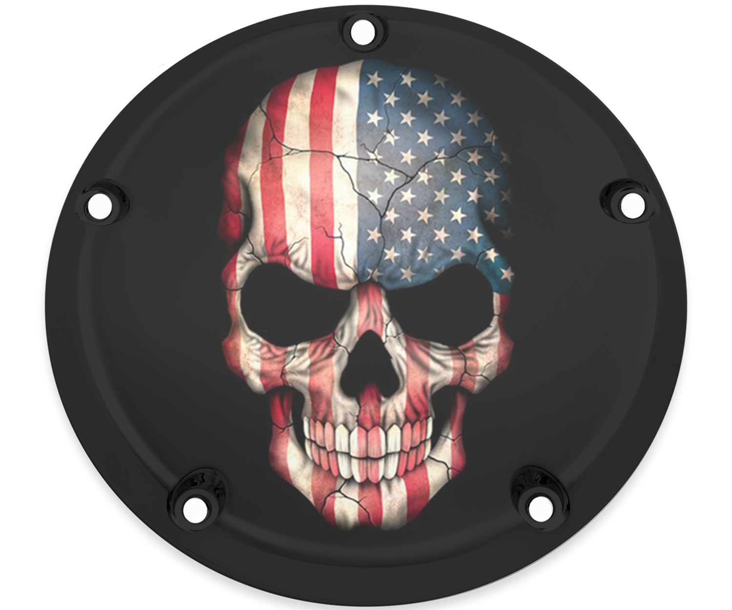 Harley Davidson Derby Cover American Flag Skull