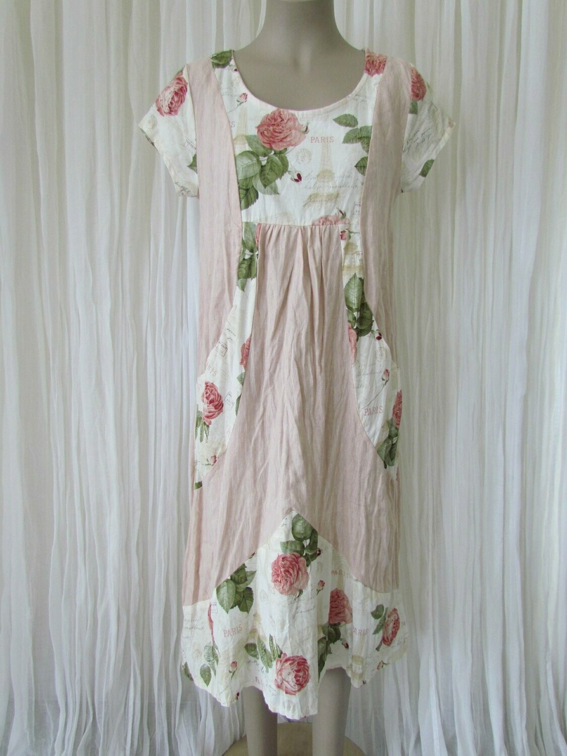 Lilly Linen Rose Dress