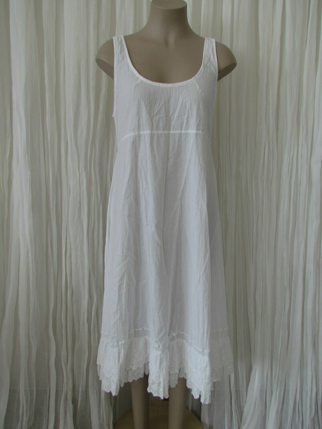 White Cotton Lawn Petticoat