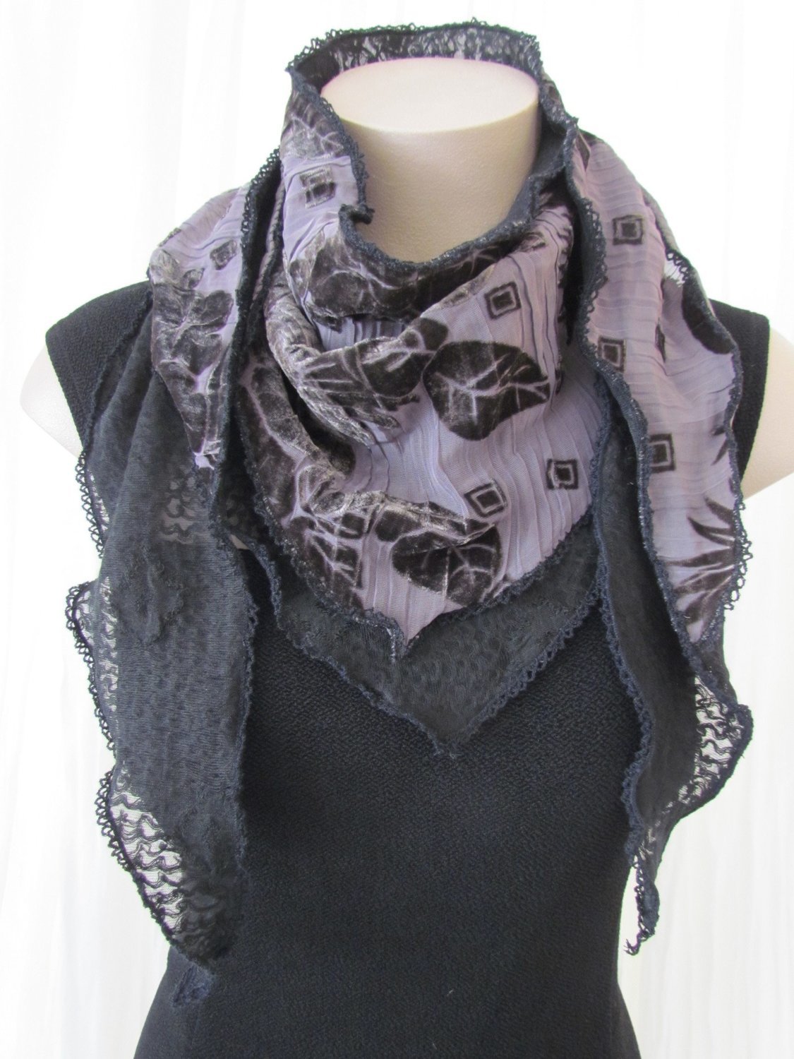 Billy Wool Scarf - Soft Grey