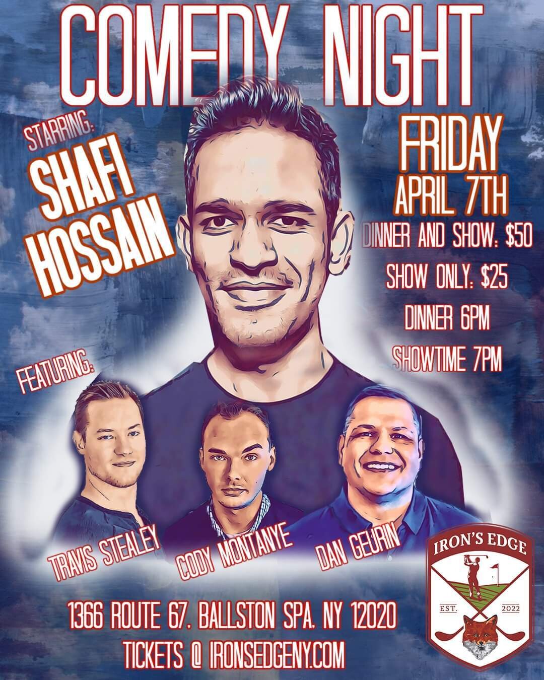 Comedy Night at Irons Edge Show Only