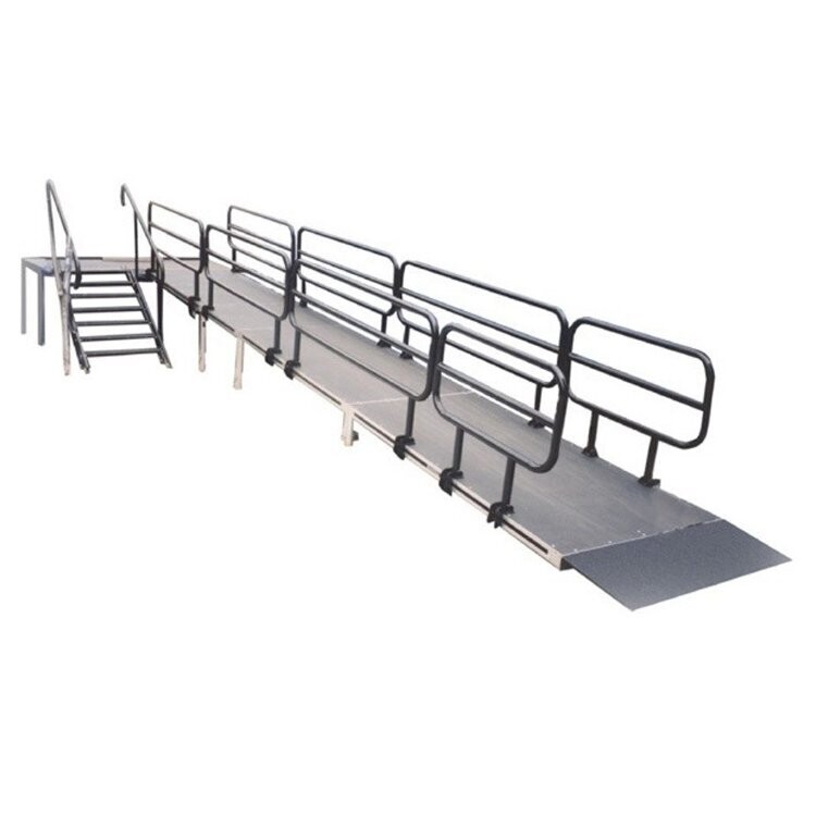 Accessible ADA Ramp with Hexigrip Finish Safe and SlipResistant