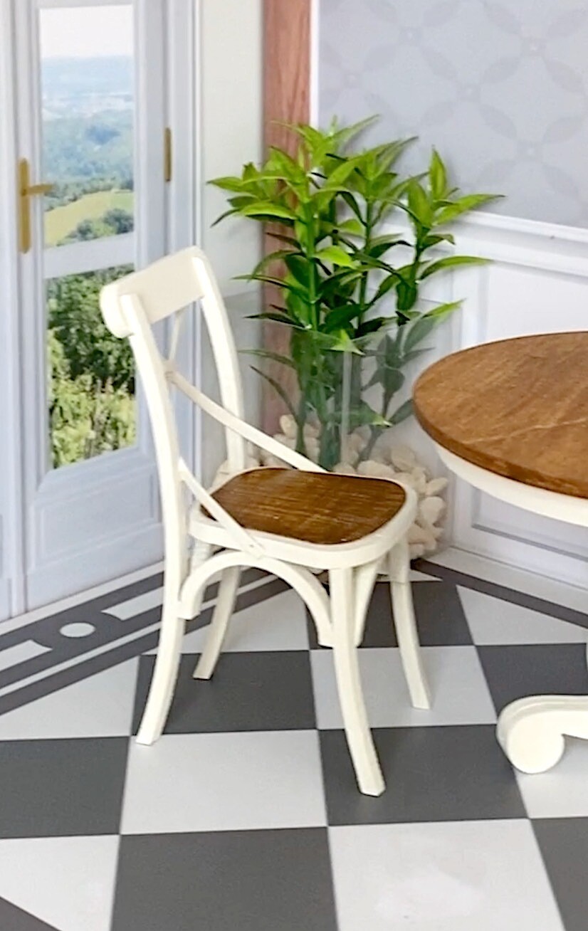 2 Bentwood Chairs Vienna Café Style 112 scale DIY Kit