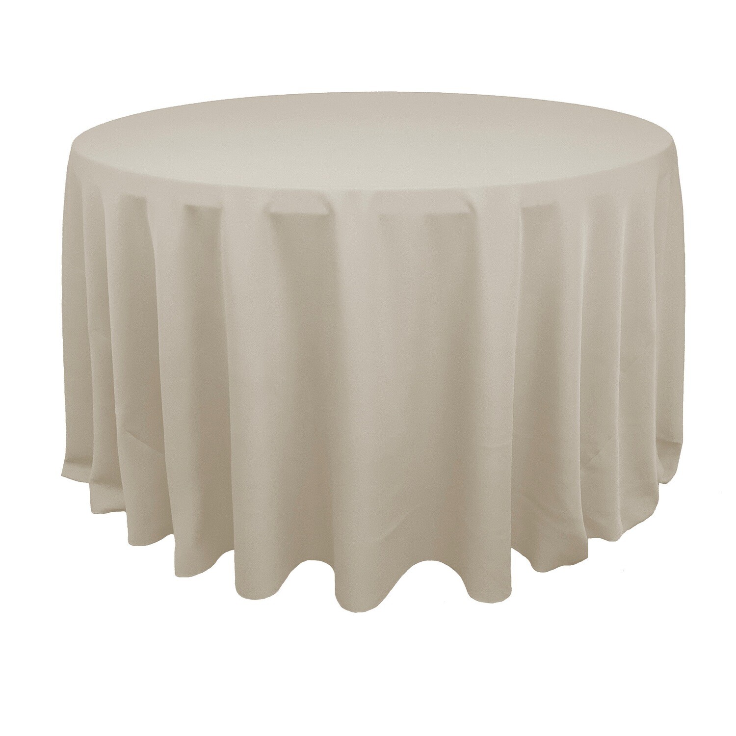 Ivory Polyester Tablecloth Rental AM Linen Rental Show Now