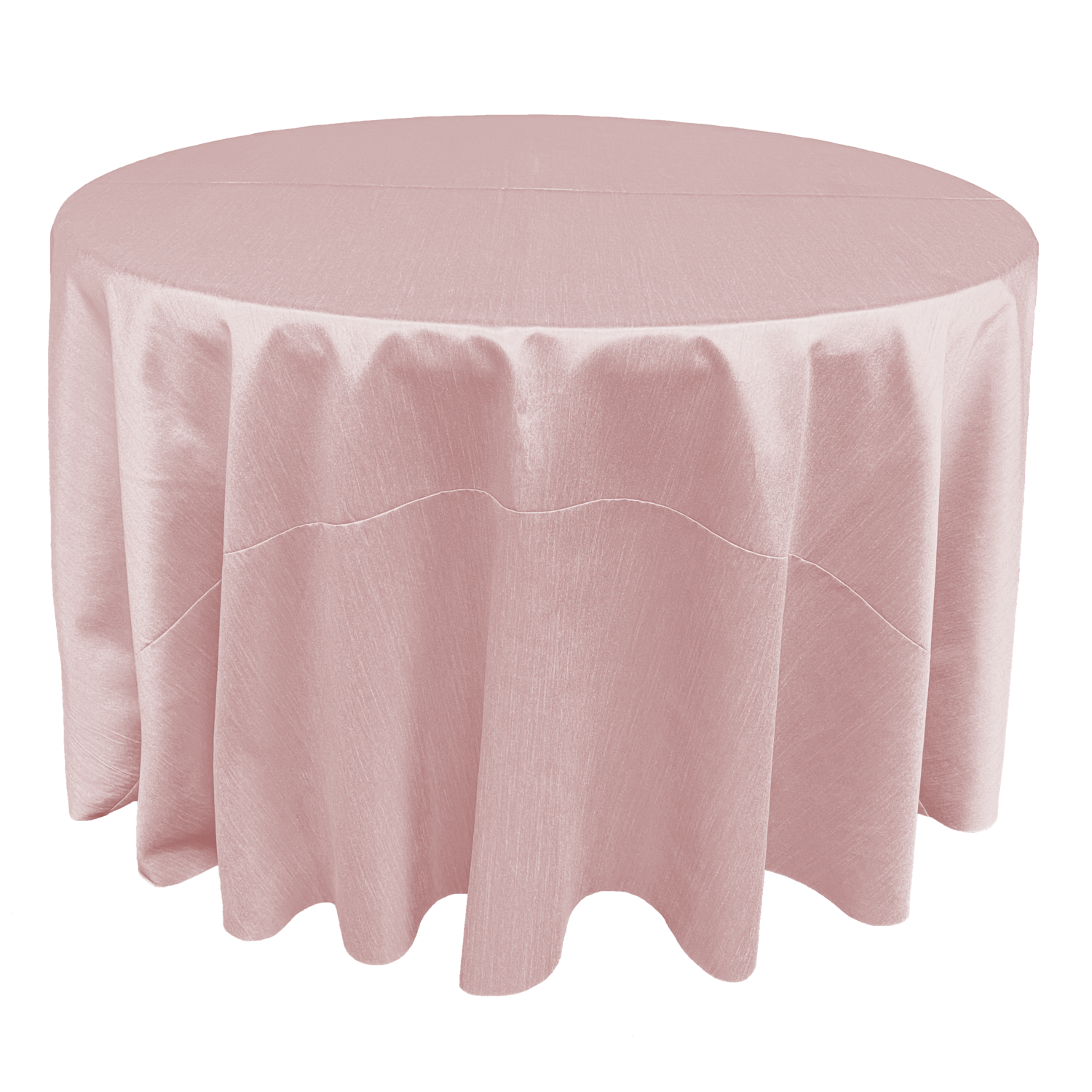 Blush Shantung Linens Show Now Tablecloth Rental AM Linen Rental