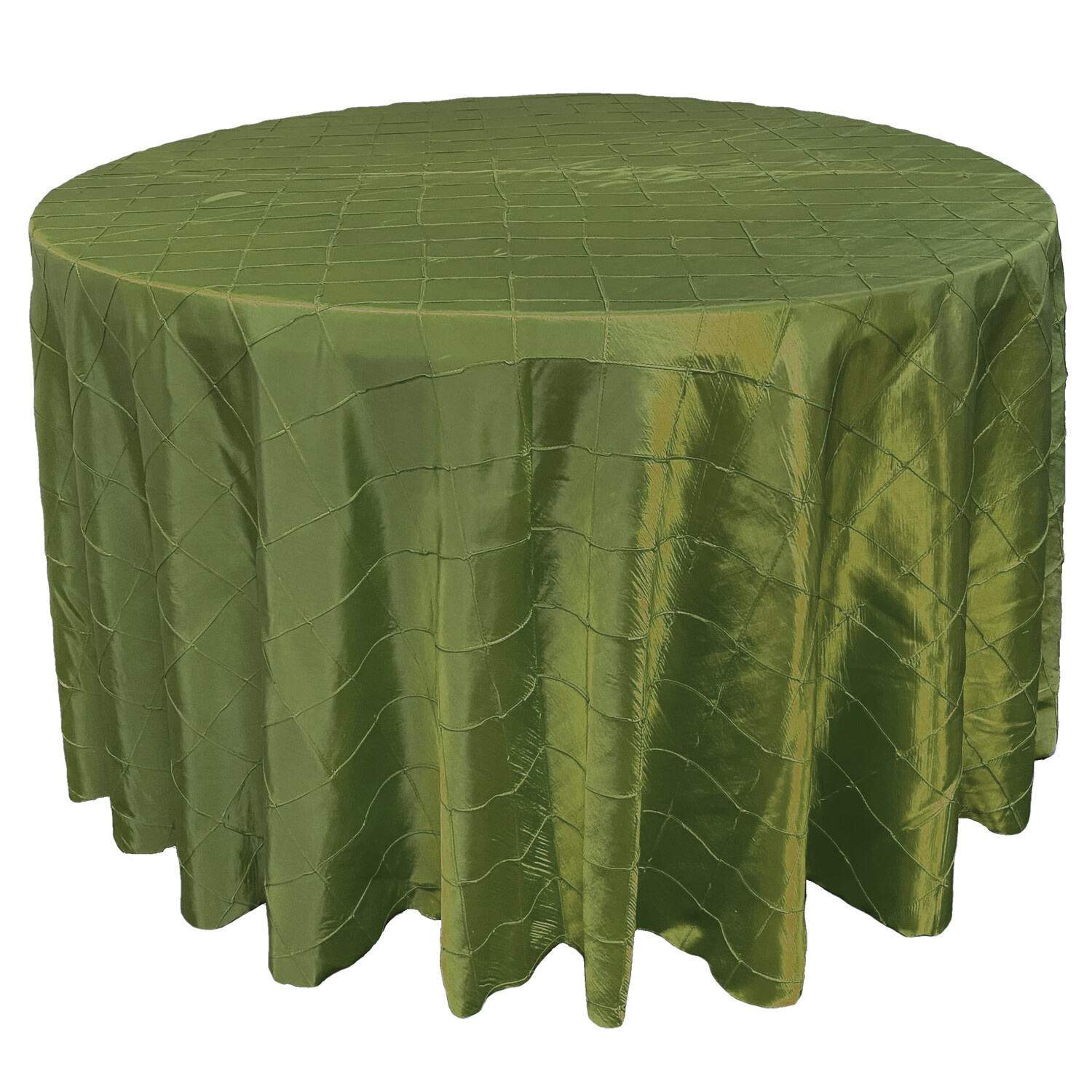 Moss Green Pintuck Linens Show Now Tablecloth Rental AM Linen Rental