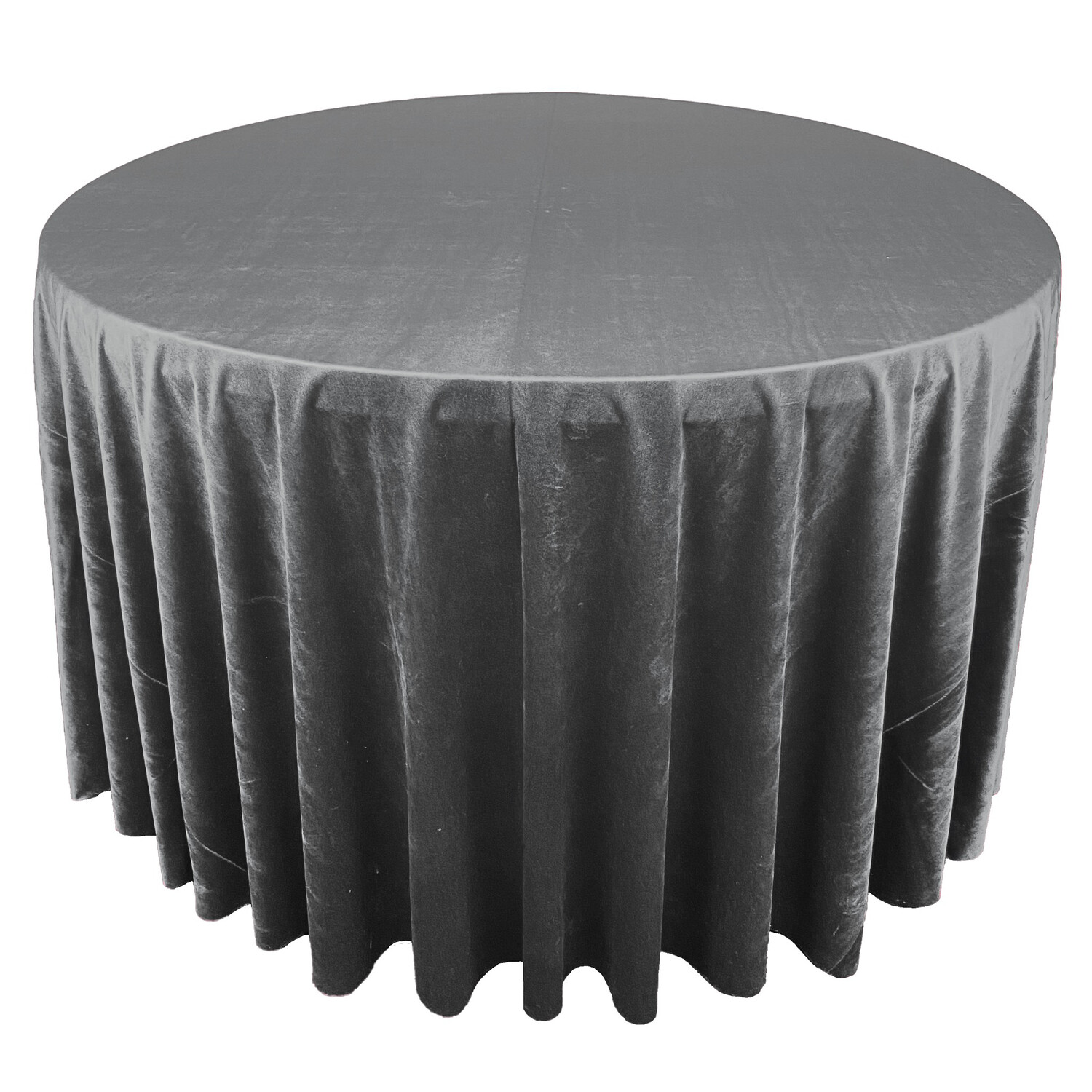 Charcoal Premium Velvet Tablecloth Rental AM Linen Rental Show Now