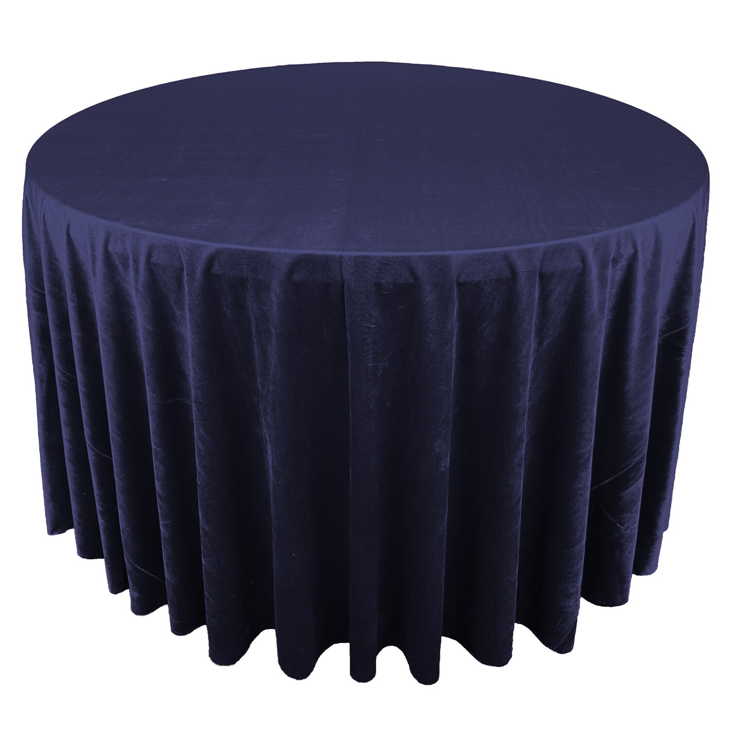 Navy Blue Premium Velvet Tablecloth Rental AM Linen Rental Show Now