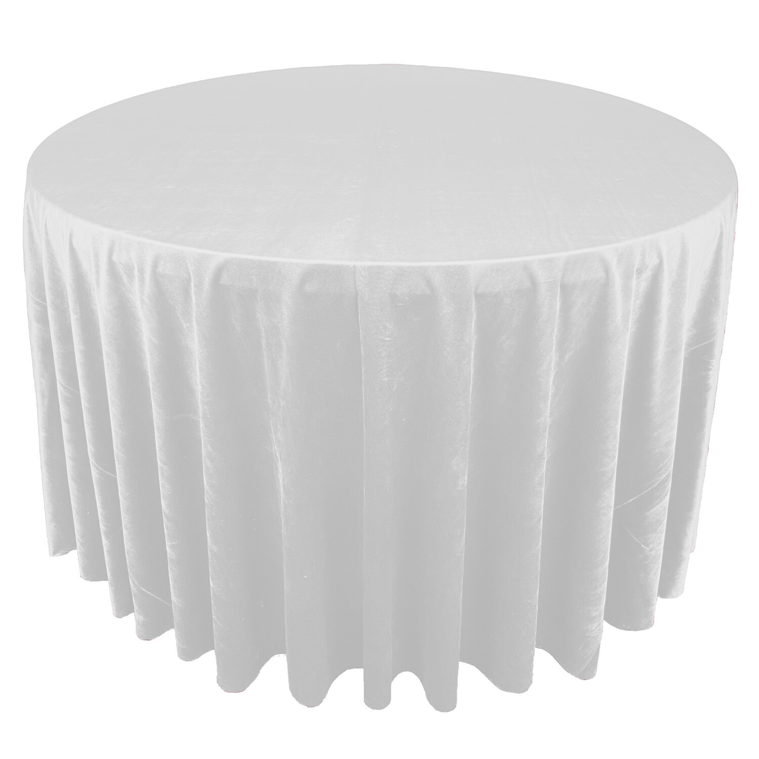 White Premium Velvet Tablecloth Rental AM Linen Rental Show Now