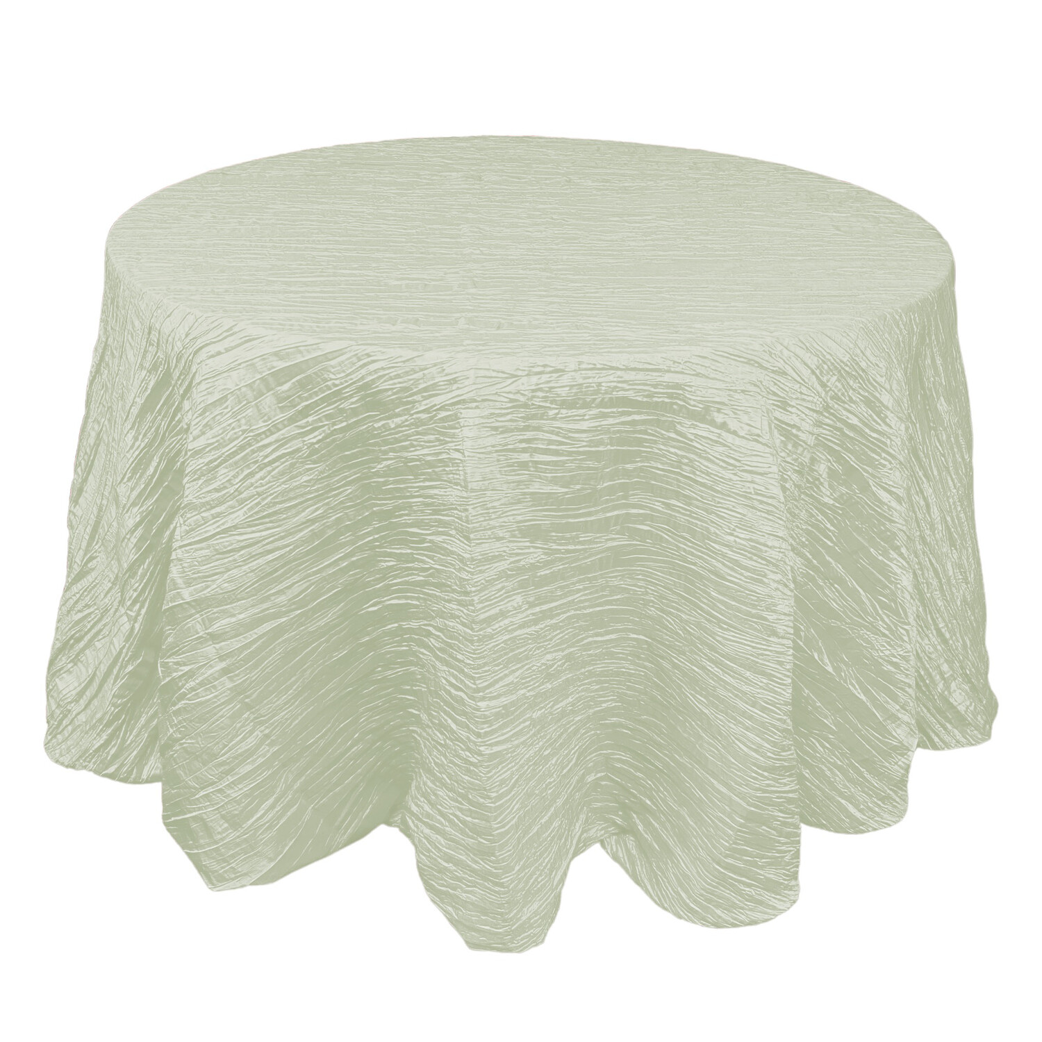 Ivory Crinkle Taffeta Linens Show Now Tablecloth Rental AM Linen Rental