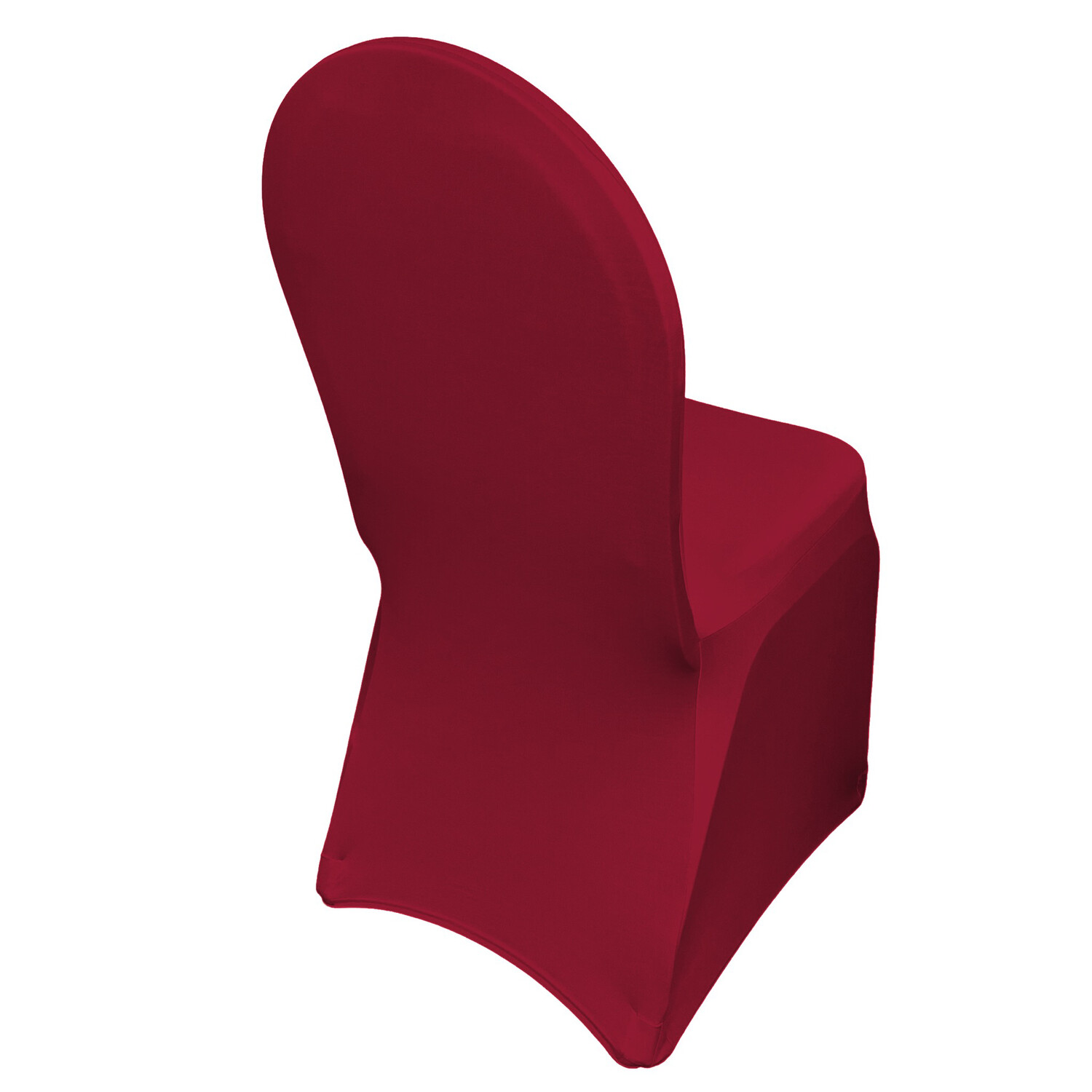 Apple Red Spandex Chair Covers AM Linen Rental Show Now