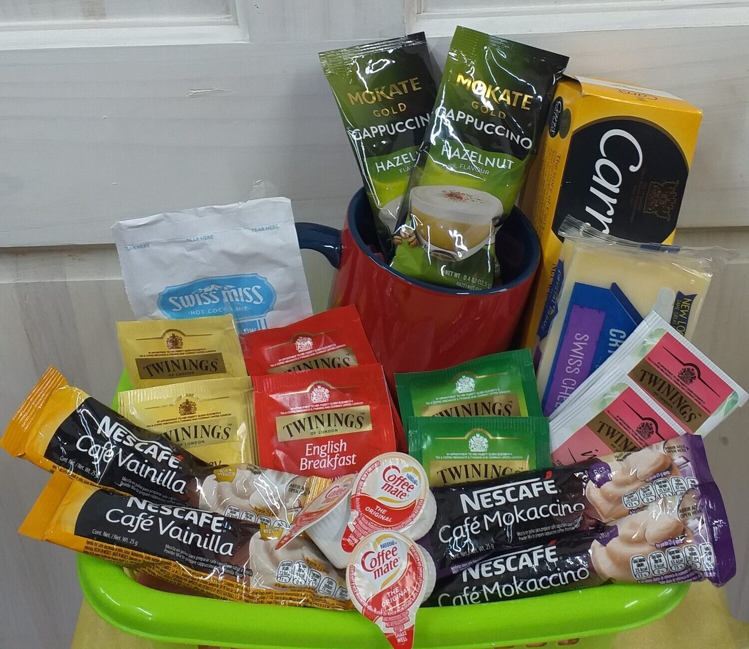 Coffee and Tea Basket Nikko's Creations Flowers For All Occasions