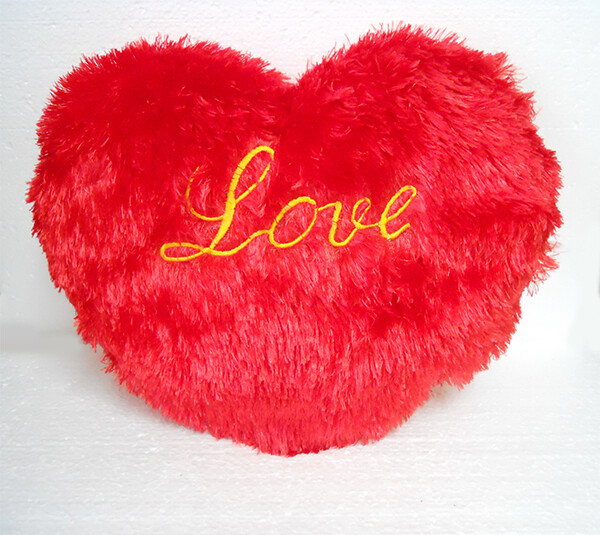 Red Heart Pillow Nikko's Creations Flowers For All Occasions