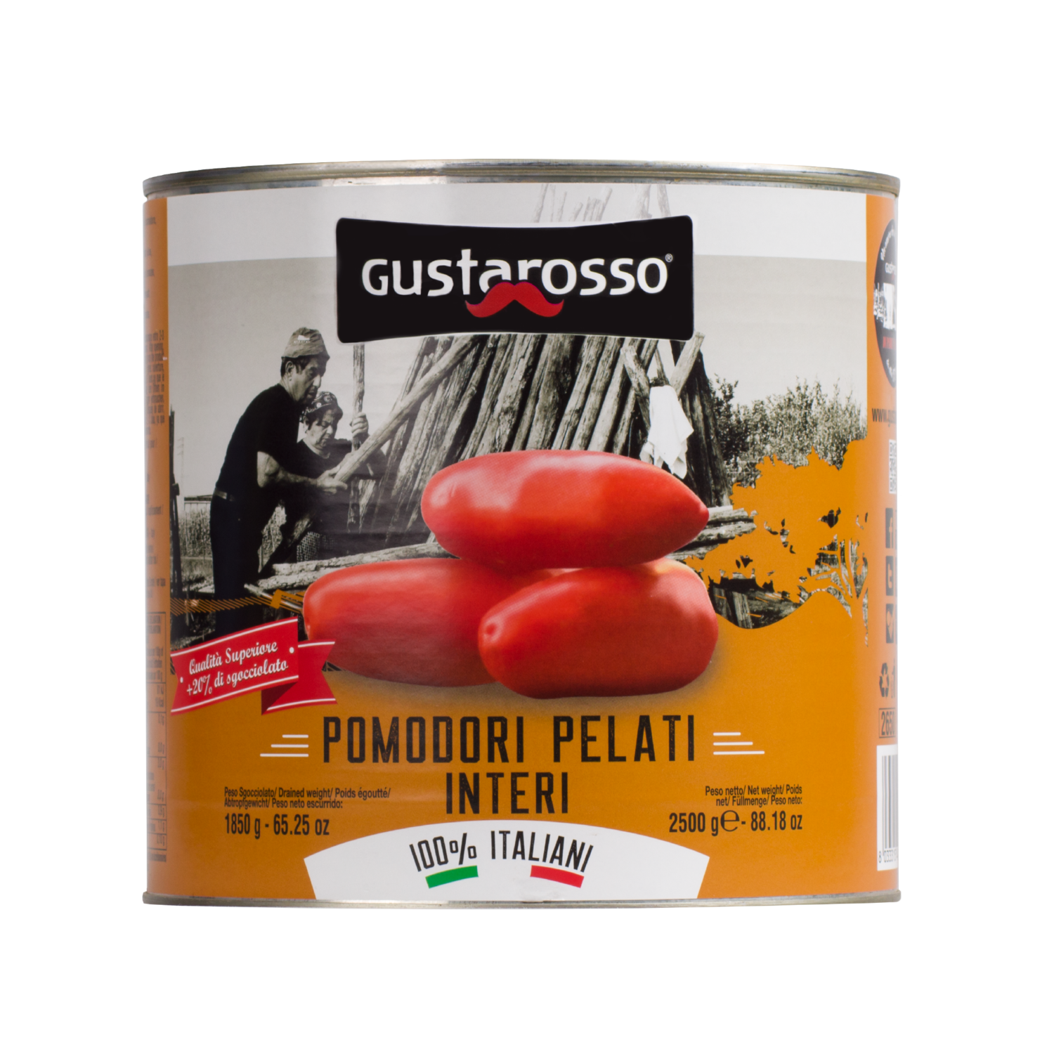 Negozio Gustarosso, pomodoro San Marzano DOP, Corbarino