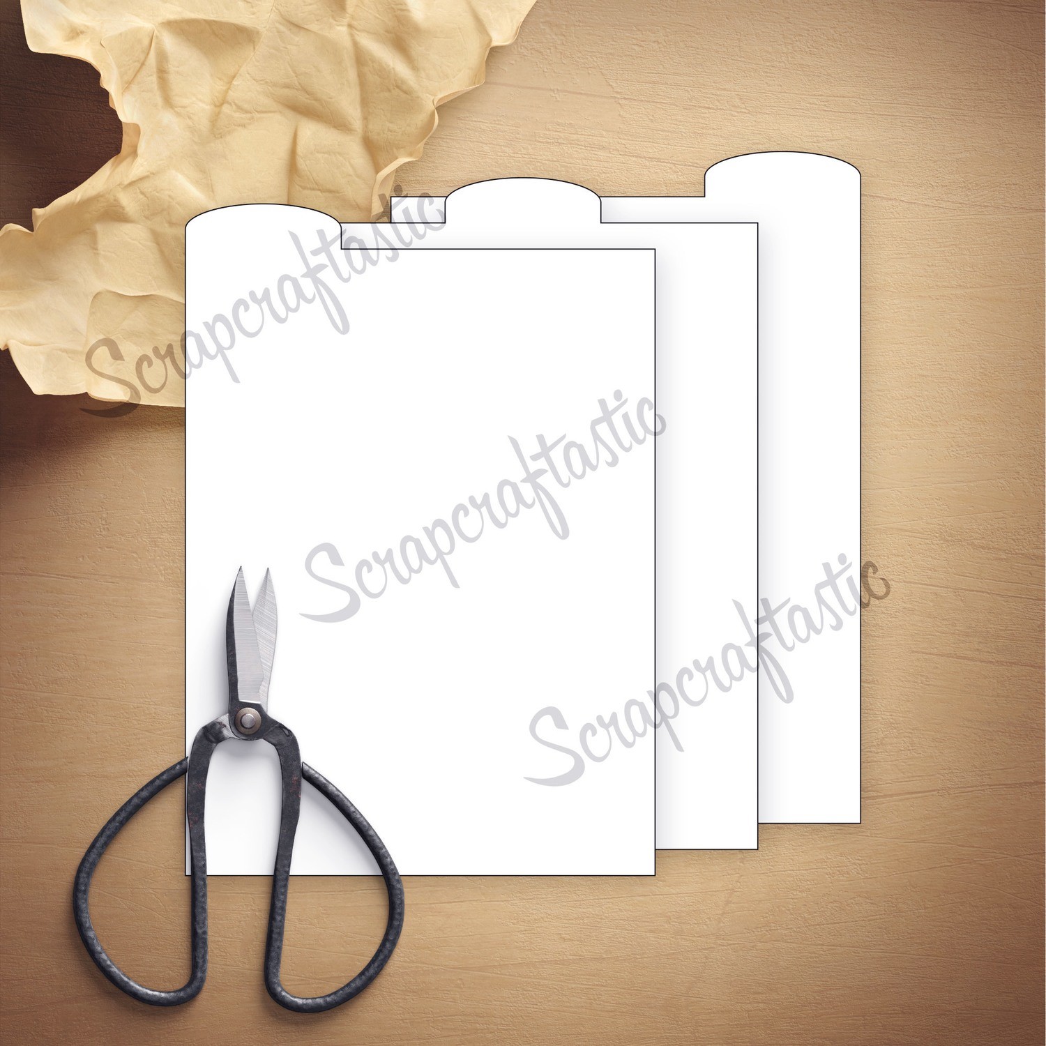 Rings, Binder, Disc Printable Inserts MICRO 3 Rounded Top Tab