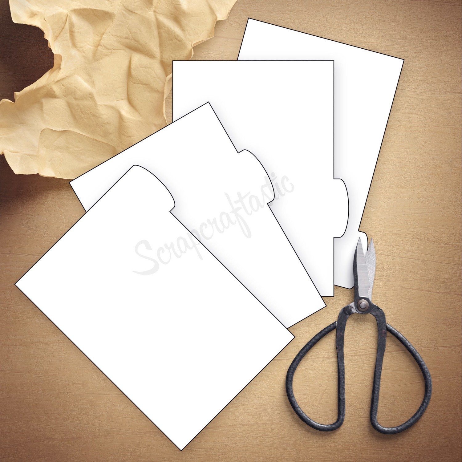 Shop Scrapcraftastic – POCKET RINGS – 4 Rounded Tab Divider Printable ...