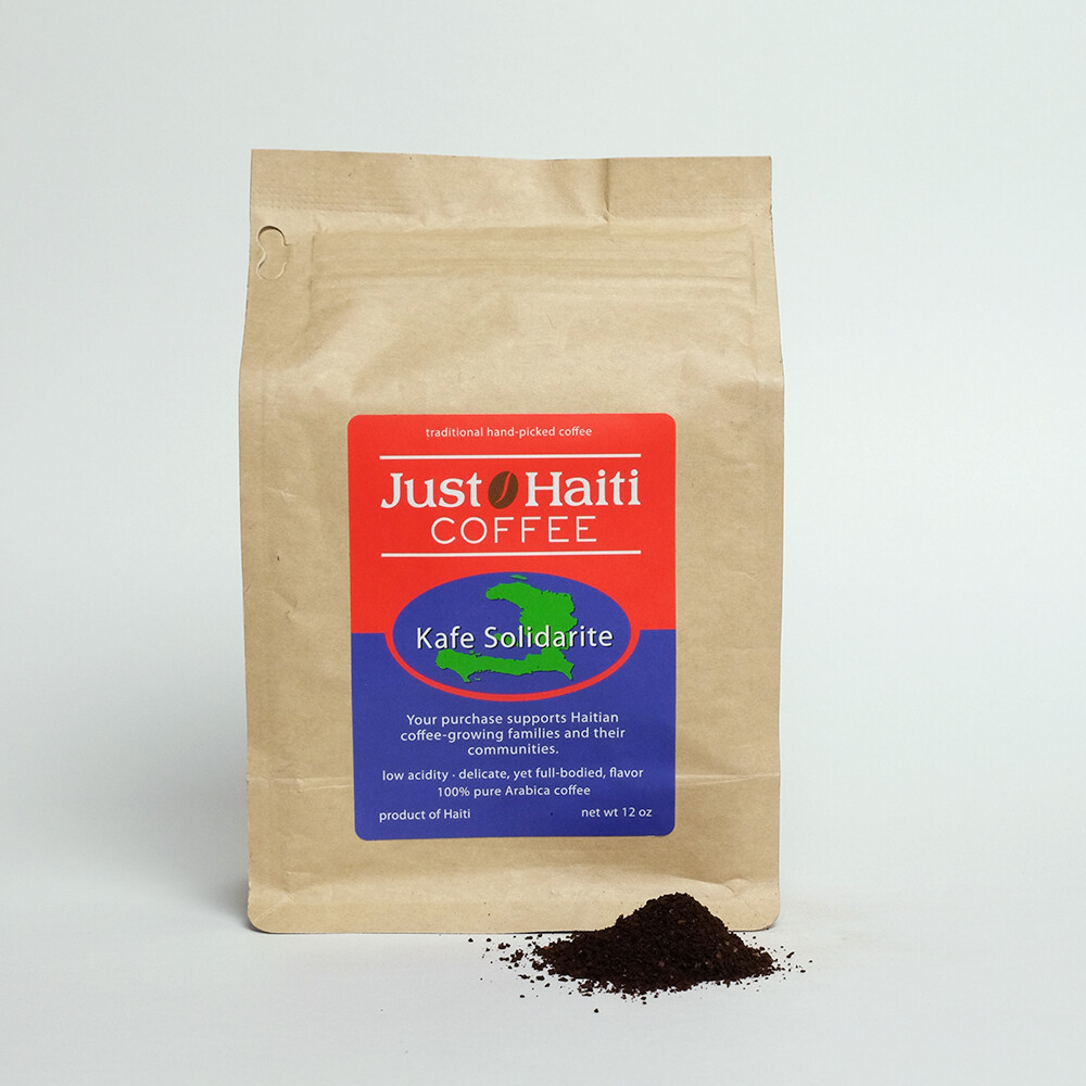 Drip grind, Haitian medium roast, natural, 12 oz.