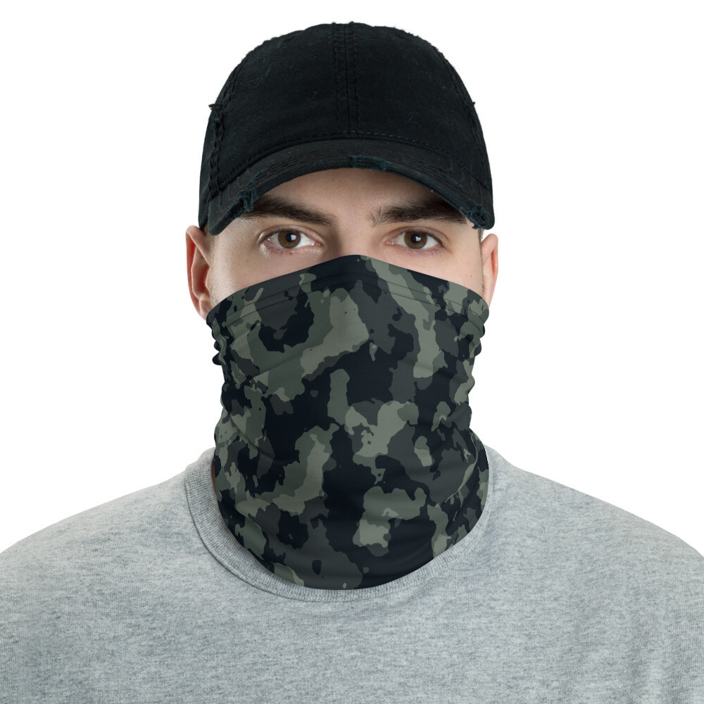 Neck Gaiter Dark Green Camo