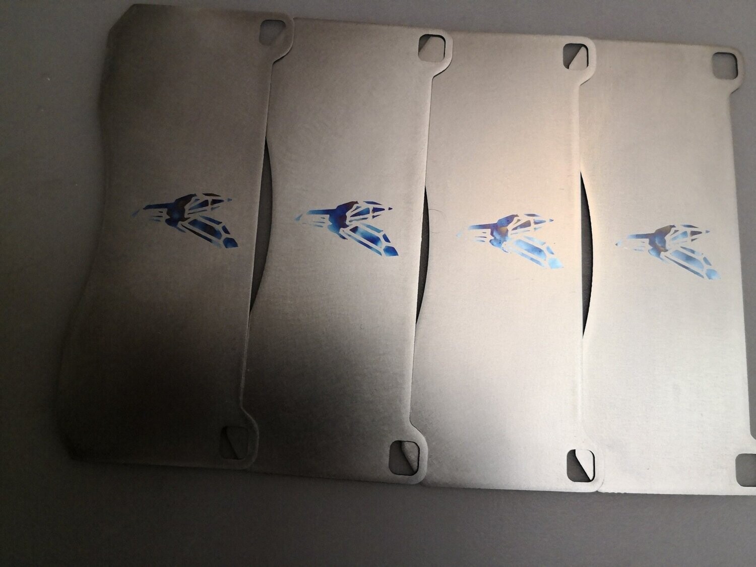 Titanium brake pad shims for BMW M Performance Brembo E36 / E46 6pot