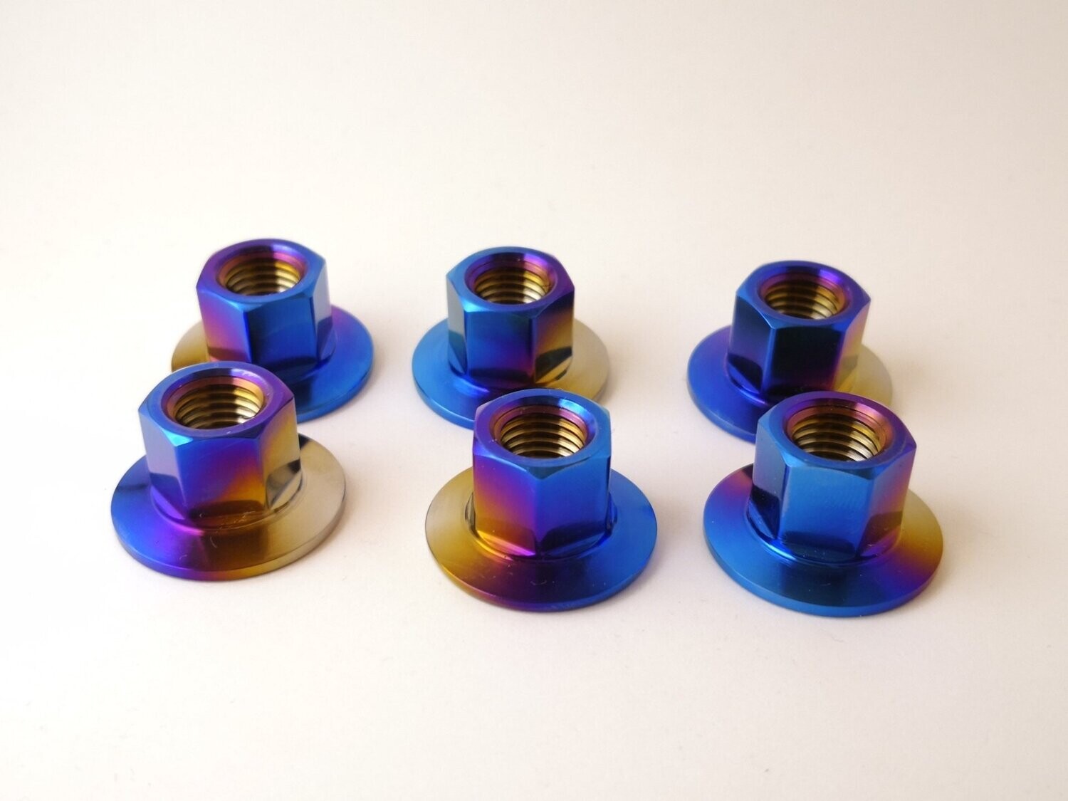 Titanium strut tower nuts for Mazda RX8