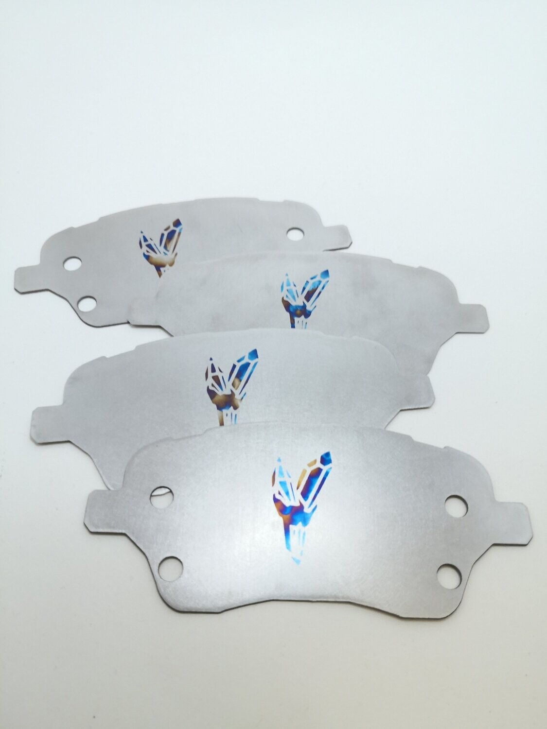 Titanium brake pad shims for Ford Fiesta ST 20132017 MK7.5
