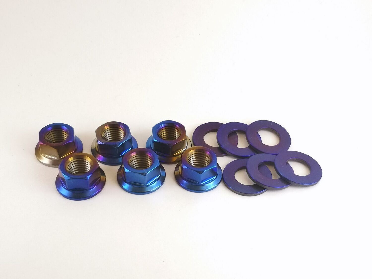 Titanium strut tower nuts kit for Honda Type R