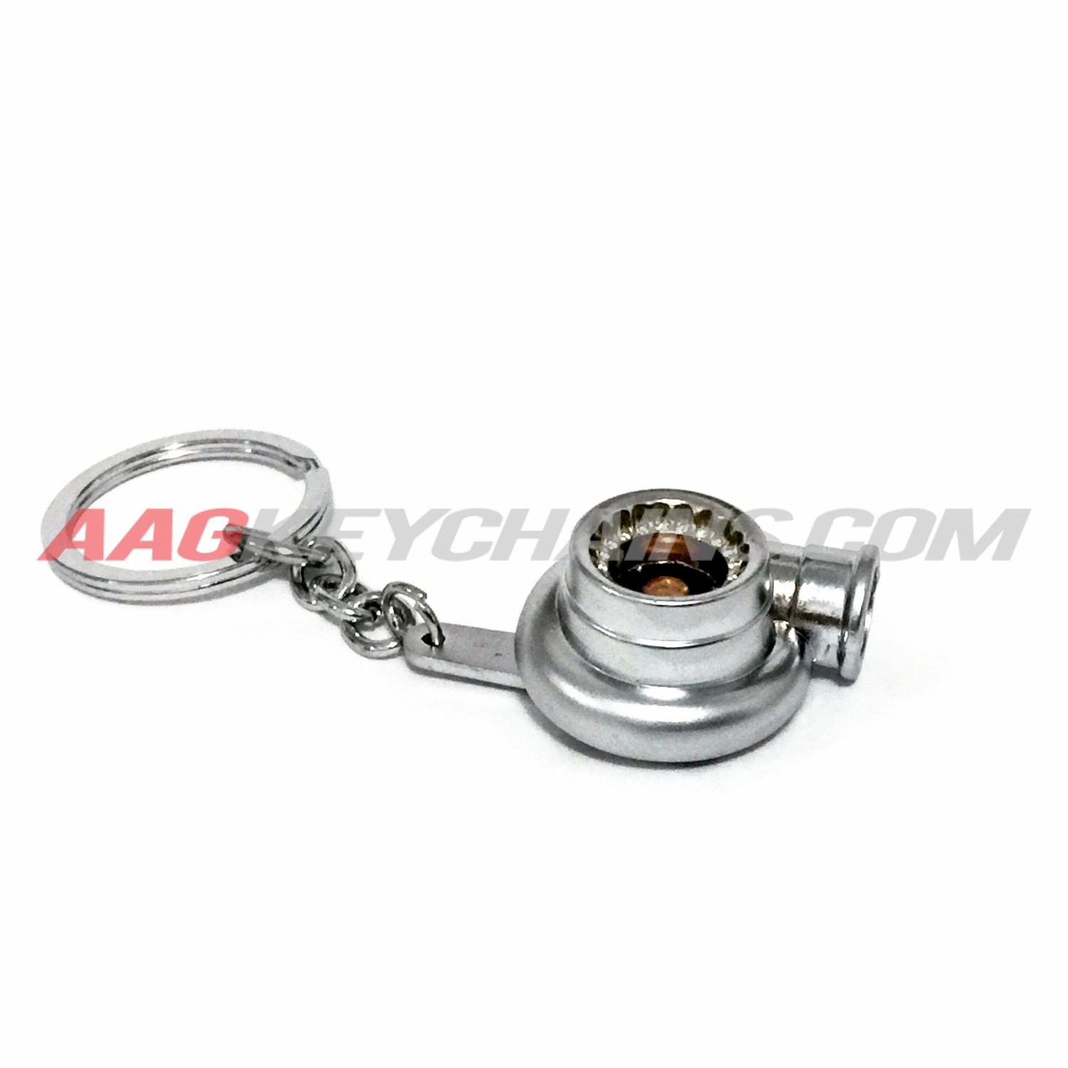 Silver Turbo Keychain