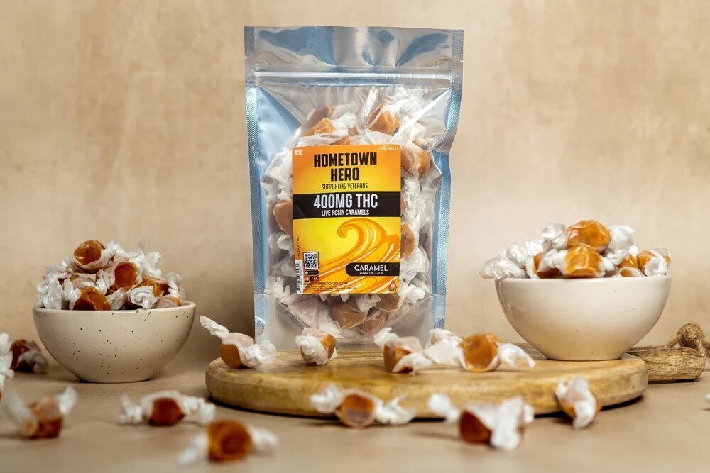 Hometown Hero Edibles THC Caramels