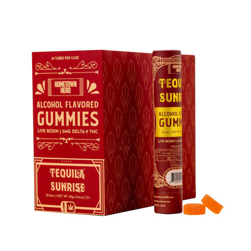 Hometown Hero Gummies Tequila Sunrise Flavor