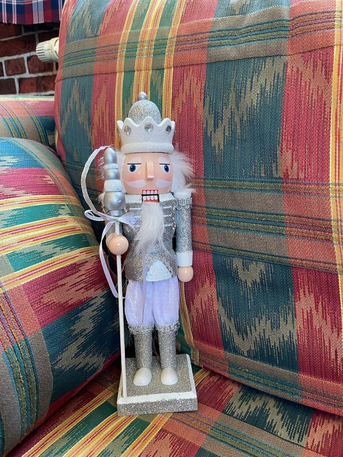 Casse-Noisette De Noël 25cm Soldat En Bois - Figurine Artisanale Avec Mâchoire Mobile Pour Décoration Festive