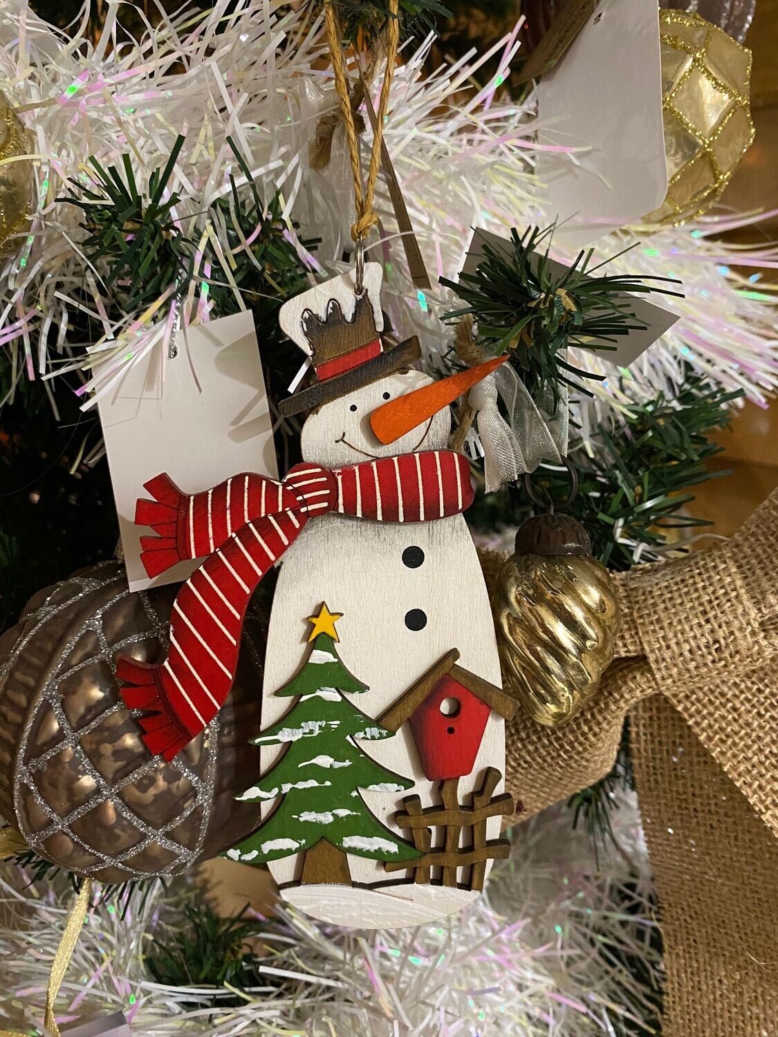 Mes expériences culinaires: Déco de Noël facile - Porte bonhomme de neige
