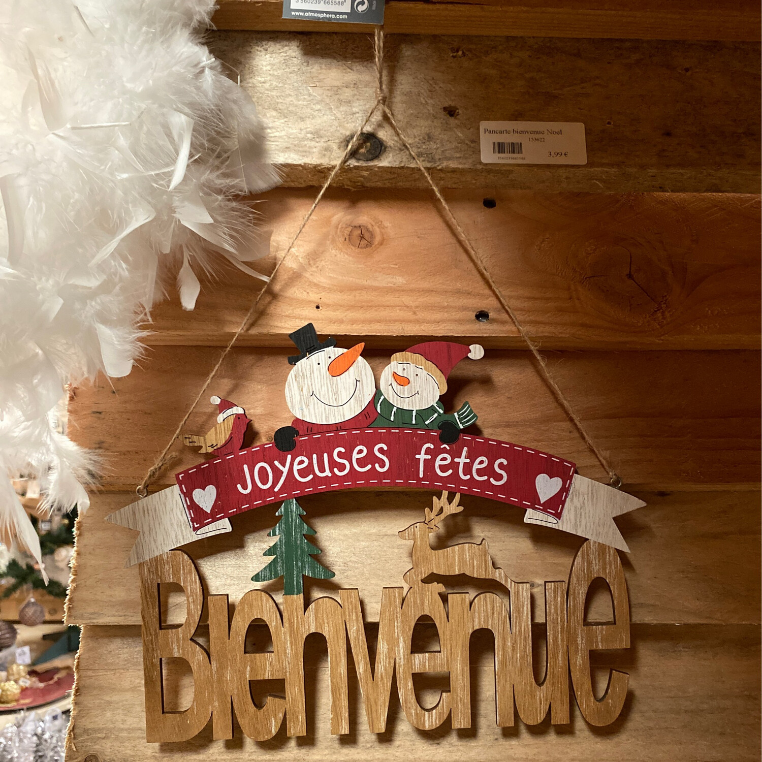 Vintage Banners Dimensions 1998 A Warm Winter Welcome Folk