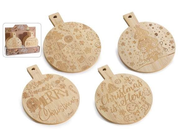 Lot De 4 Planches à Charcuterie En Bois à Remplir Pour Charcuterie - 22,9 Cm - Plateau Alimentaire Pour Fête D'anniversaire, Fête D'anniversaire De Mariage - Table à Dessert