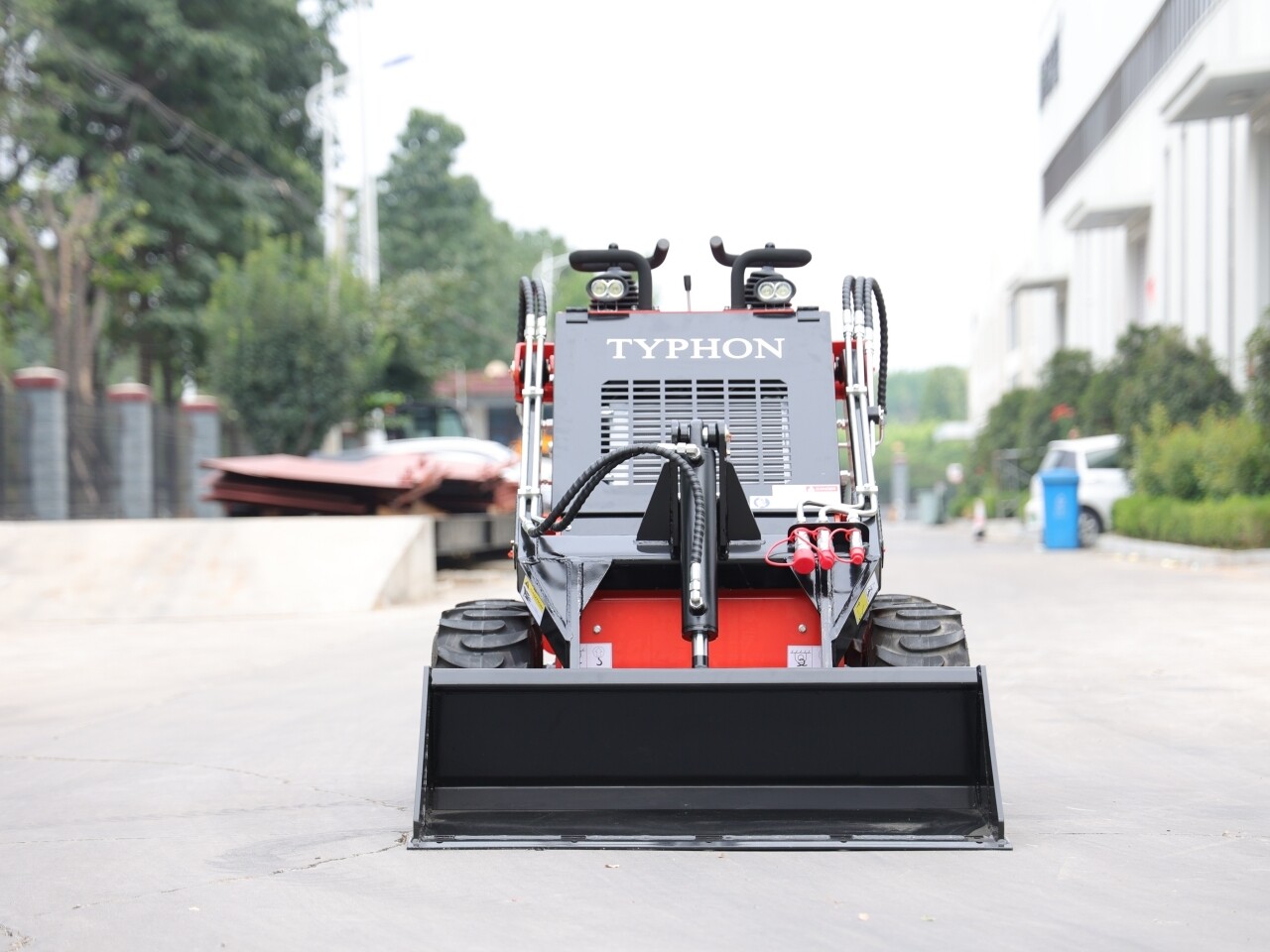 Brand New TYPHON STOMP 1,800lbs Mini Skid Steer 23HP Wheel Gas EPA B