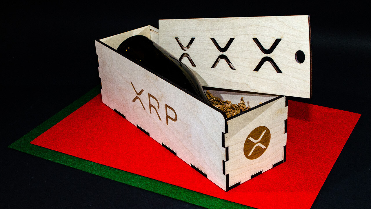 XRP Logoed Wine or Champagne Gift Box Shop Giftainer