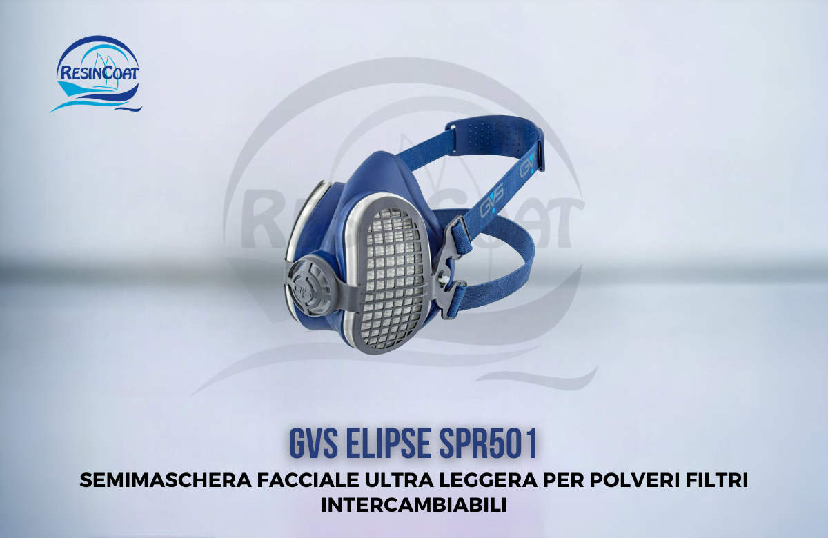 Maschera Antigas GVS Elipse A2P3 - Protezione Da Gas, Vapori E Polveri Fino A 5000ppm
