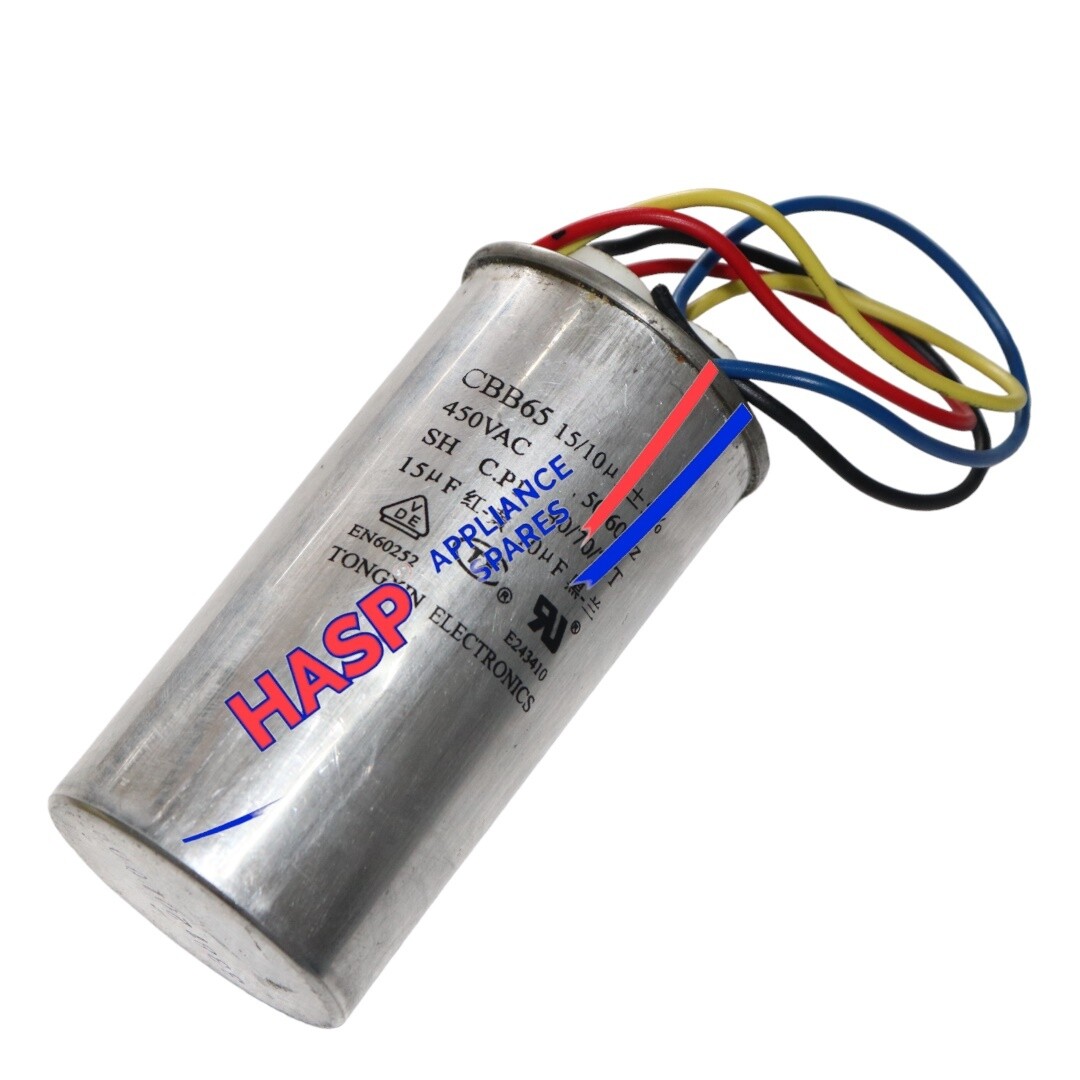 Defy Washing Machine Capacitor 15uF+10uF 450VAC