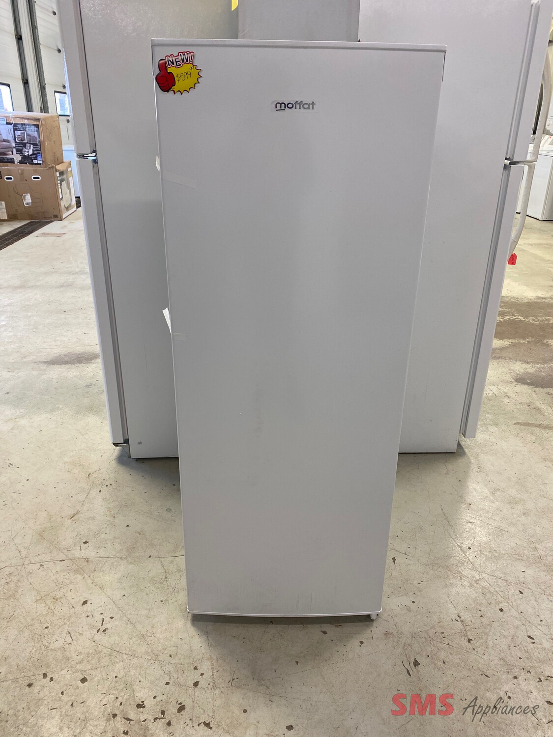 NEWOpen Box Moffat FrostFree Upright Freezer 5.5 Cu. Ft. MUF06DMRAWW