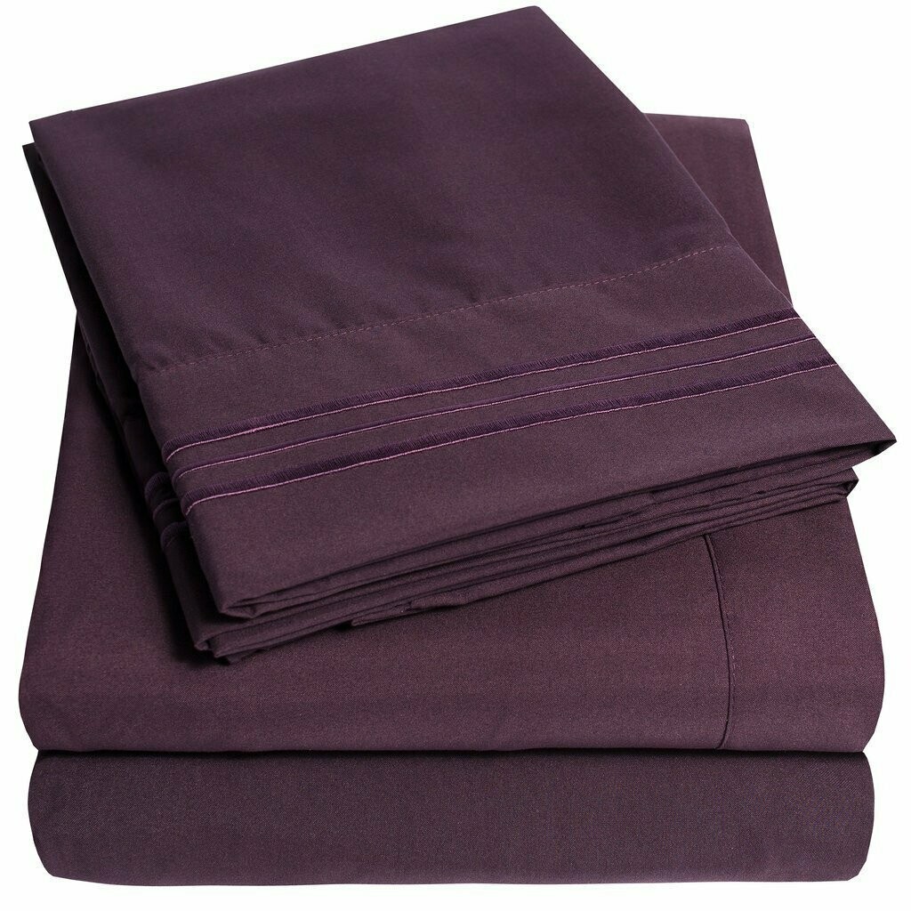 King Sheet Set Eggplant
