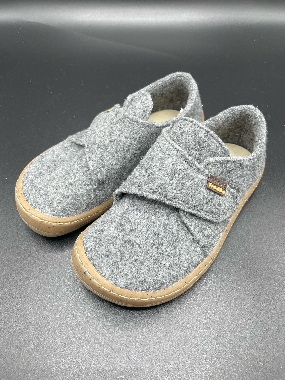  Froddo Barefoot Wooly Kinder Barfuß-Hausschuhe grau Bildidee 