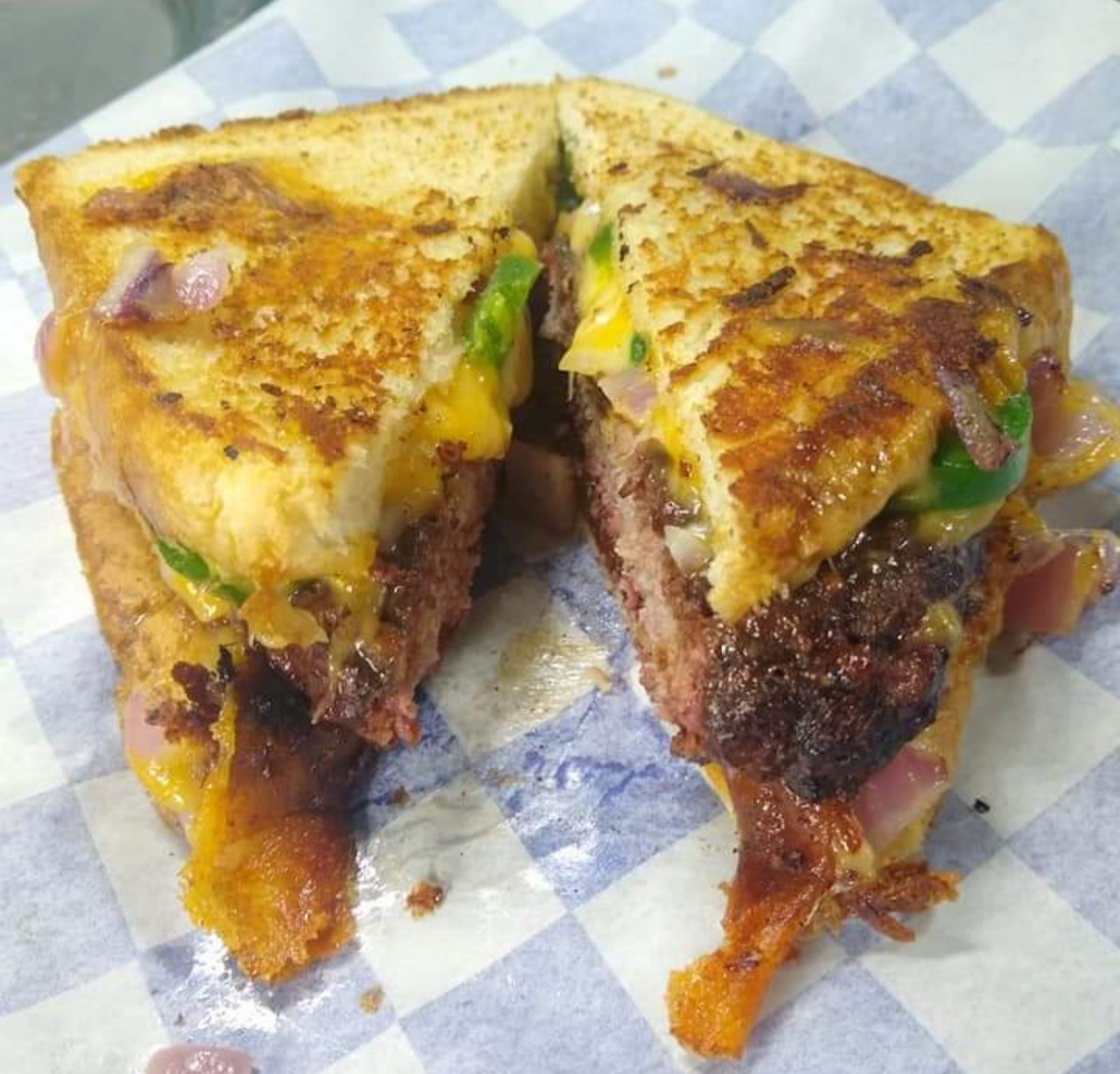 PATTY MELT WITH FRIES