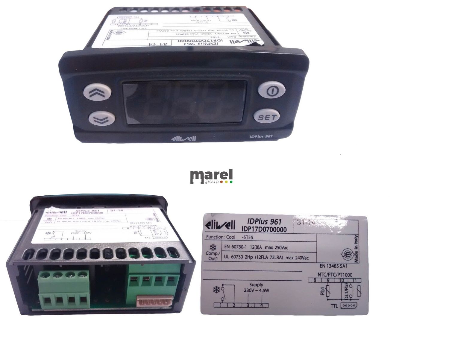 Kit de termostato ELIWELL IC902 PTC/NTC - 230 V, -50/ 140 °C