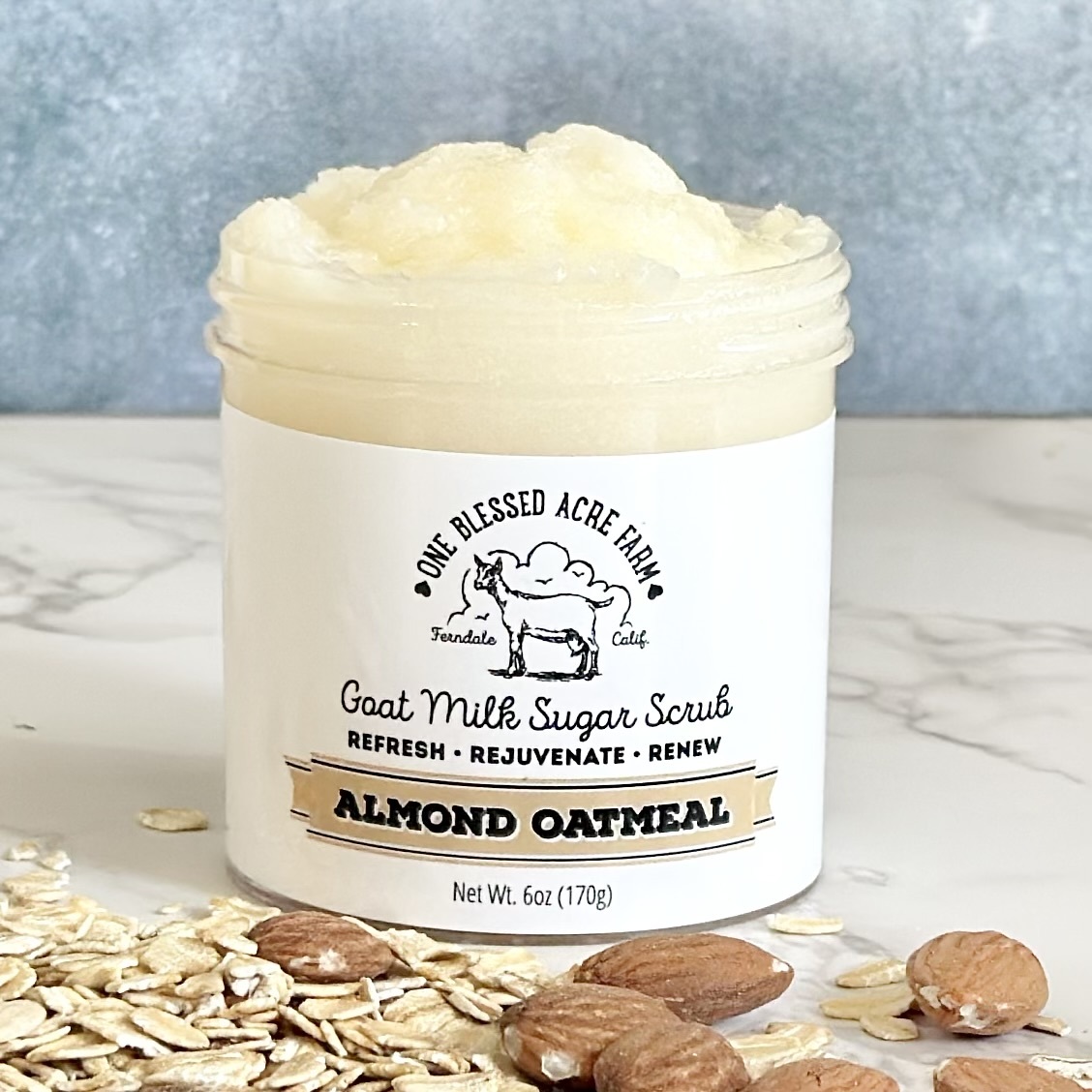 Emulsified Goat Milk Sugar Scrub Store One Blessed Acre Farm