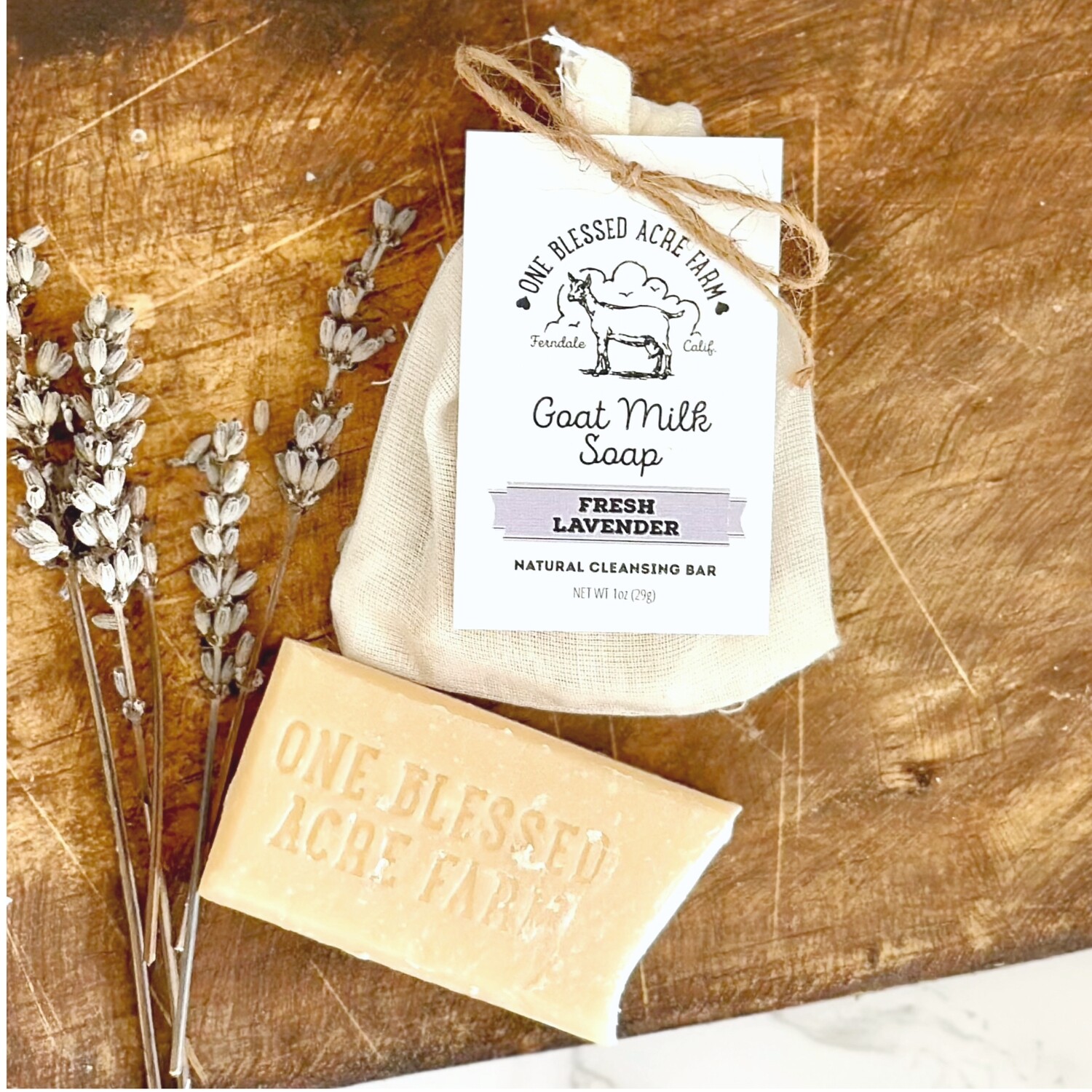 Fresh Lavender Goat Milk Bar Soap Eczema Soap Store One Blessed