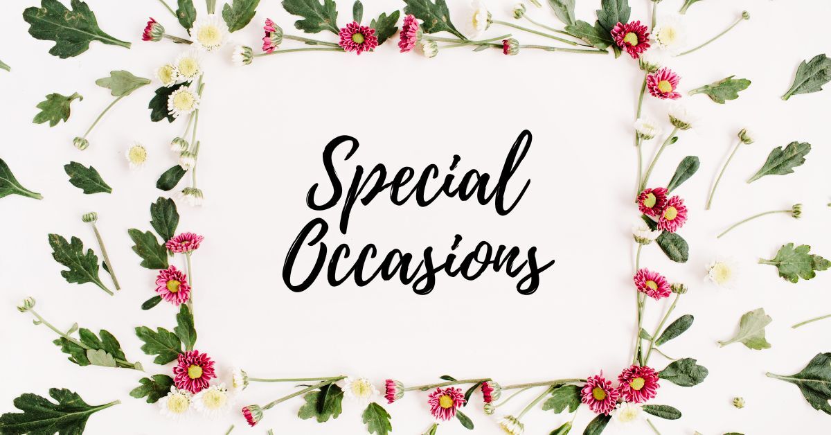 Special Occasions