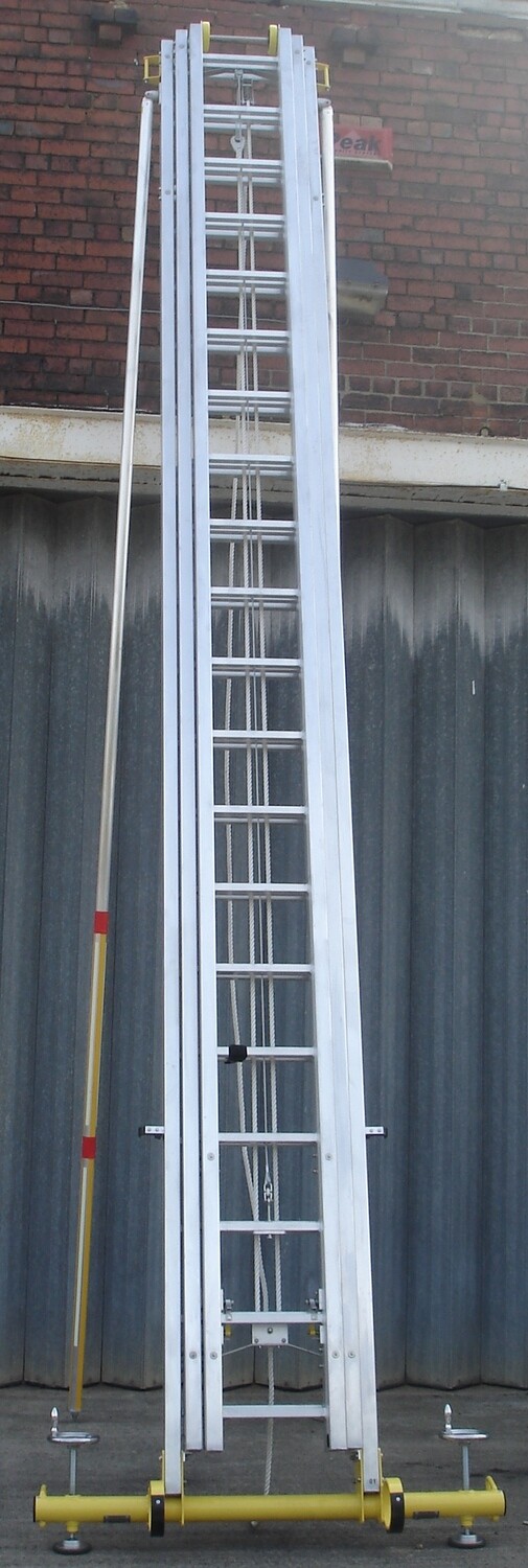 Triple extension ladders.