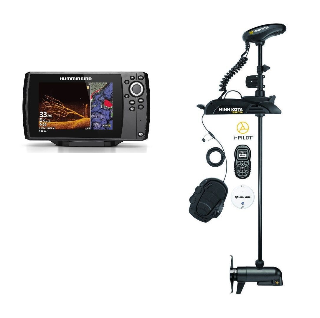 Minn Kota Terrova iPilot MDI 80lb 60" Trolling Motor / Humminbird