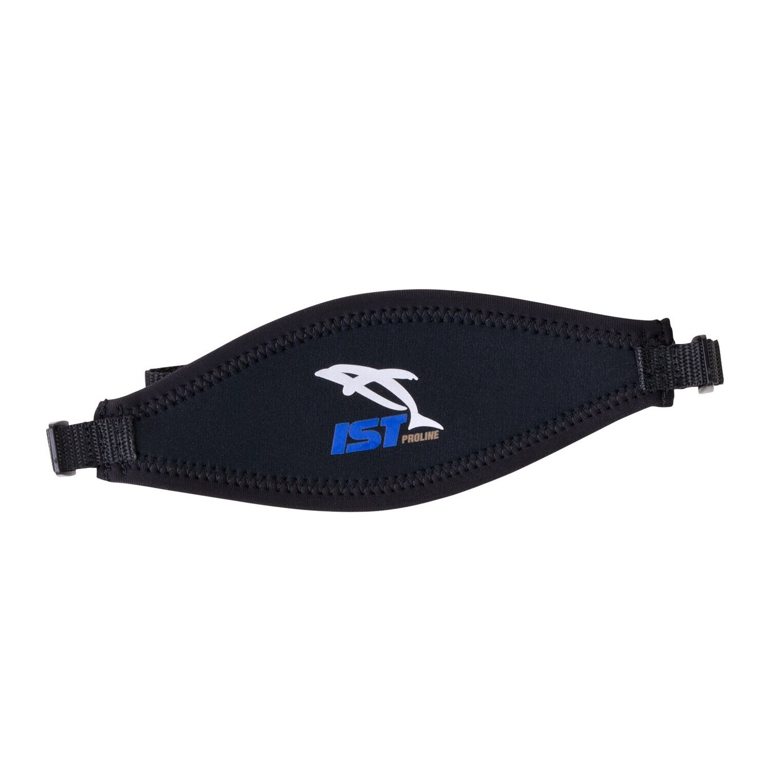 IST SCUBA DIVING NEOPRENE MASK SLAP BLACK WITH WEBBING ; REPLACES